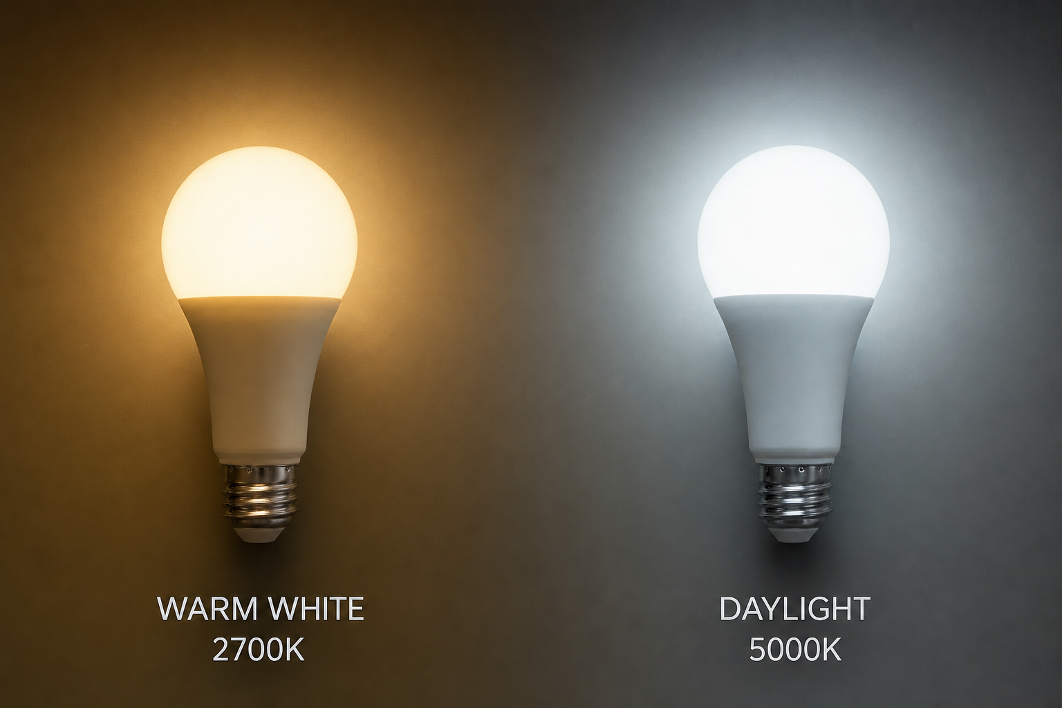 Light Color Temperature Guide: 2700K vs 3000K vs 5000K