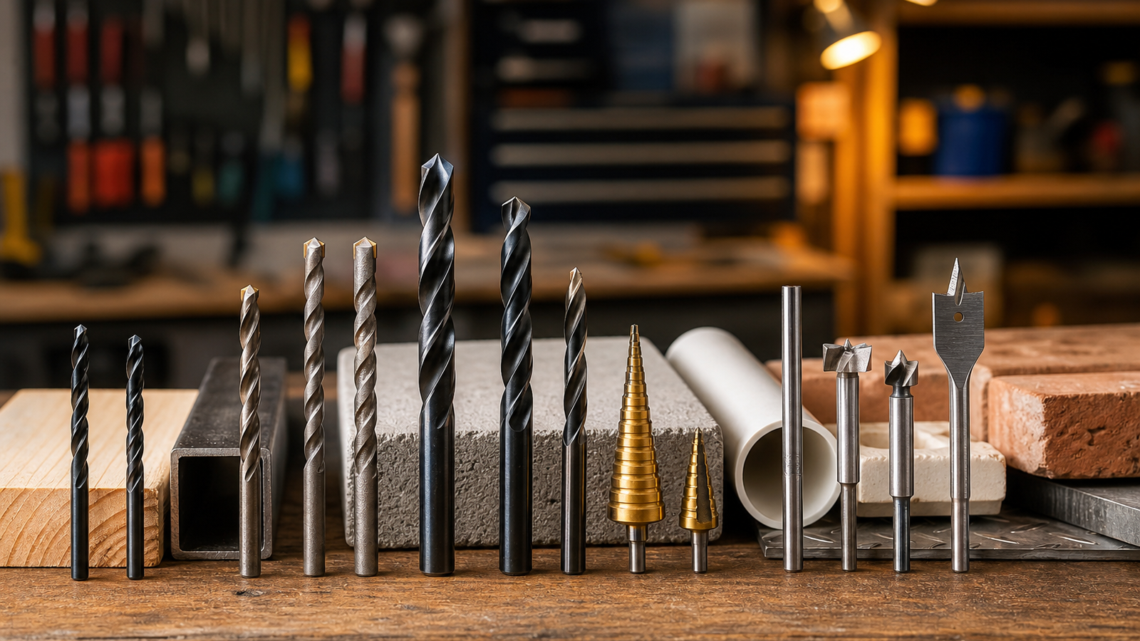 TaskHolt Tools How to Select the Right Drill Bits for Various Materials guide image for United States (USA) shoppers