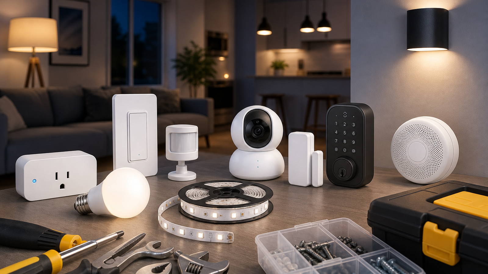 TaskHolt Tools Smart Home Accessories Compatible with Alexa and Google Home guide image for United States (USA) shoppers