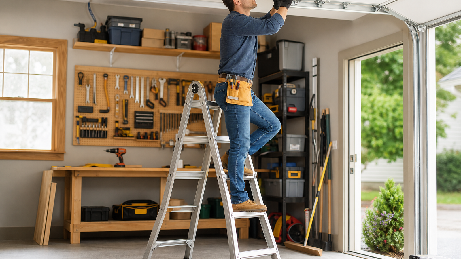 TaskHolt Tools Tips for Safely Using Ladders During Home Improvement Projects guide image for United States (USA) shoppers