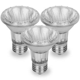 12Vmonster PAR20 50W bulb front view for recessed lighting with warm, clear output