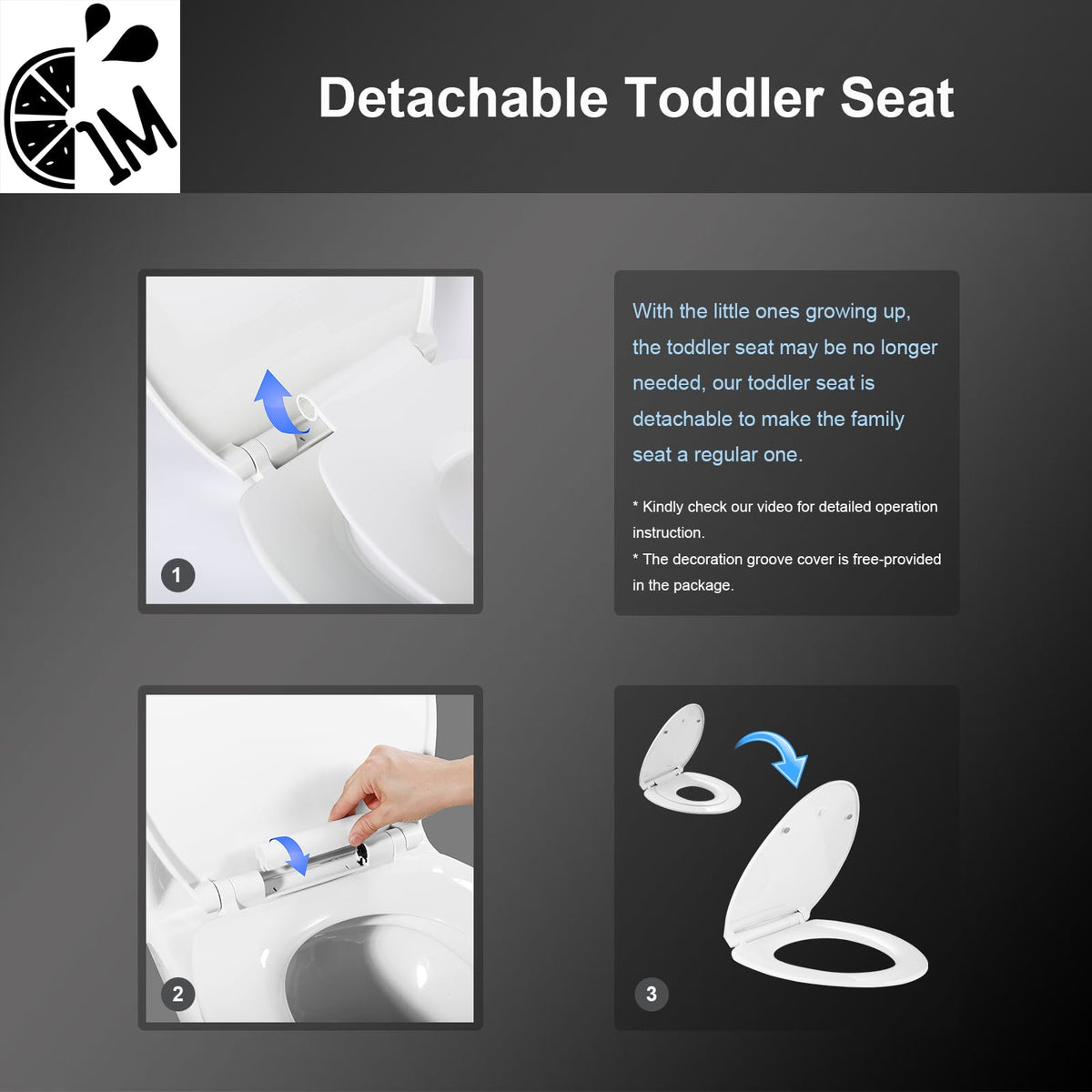 1M anti-wiggling design keeps the seat stable