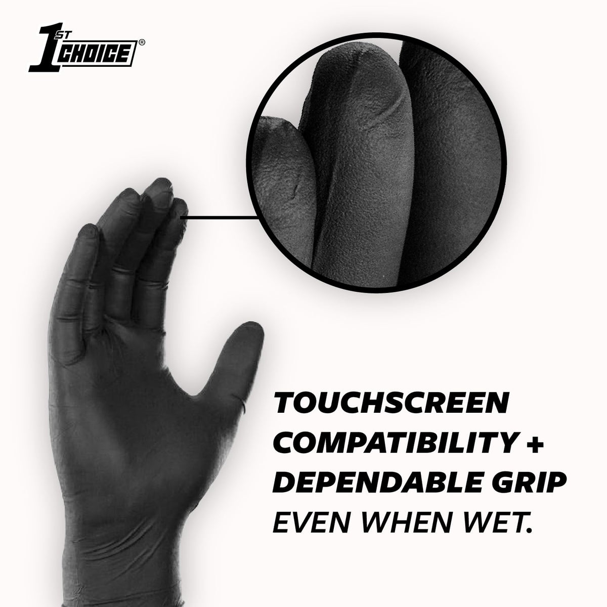 Latex-free and powder-free design reduces skin sensitivities during long shifts.