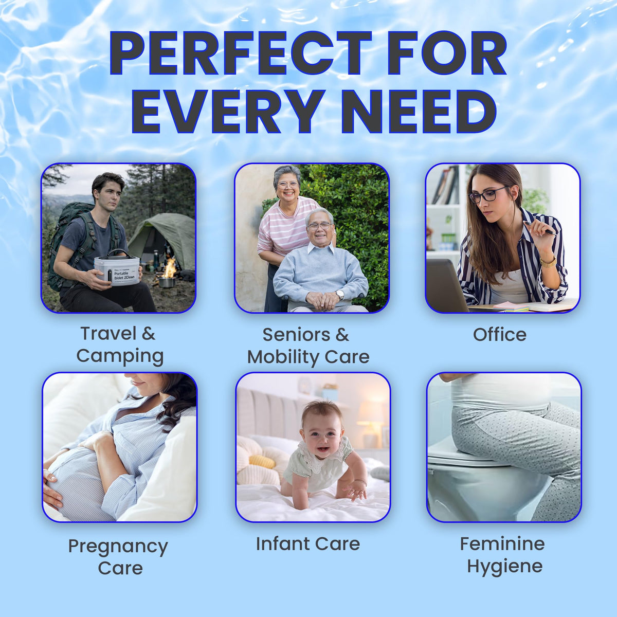 2Clean bidet dual spray modes offer customizable cleansing options.