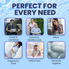 2Clean bidet dual spray modes offer customizable cleansing options.