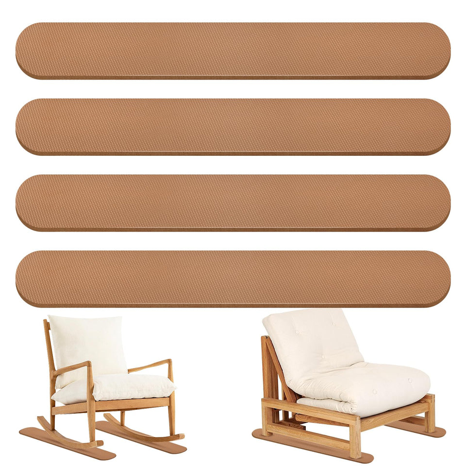 3 BUZZLETT anti-slip rail pads for recliner prevent sliding on hardwood floors