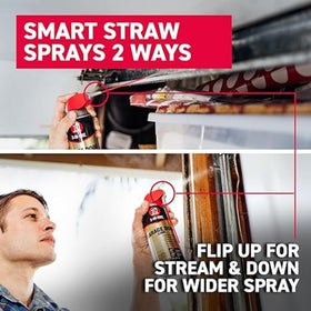 3-IN-ONE lubricant protects hinges and tracks, reducing wear and noise