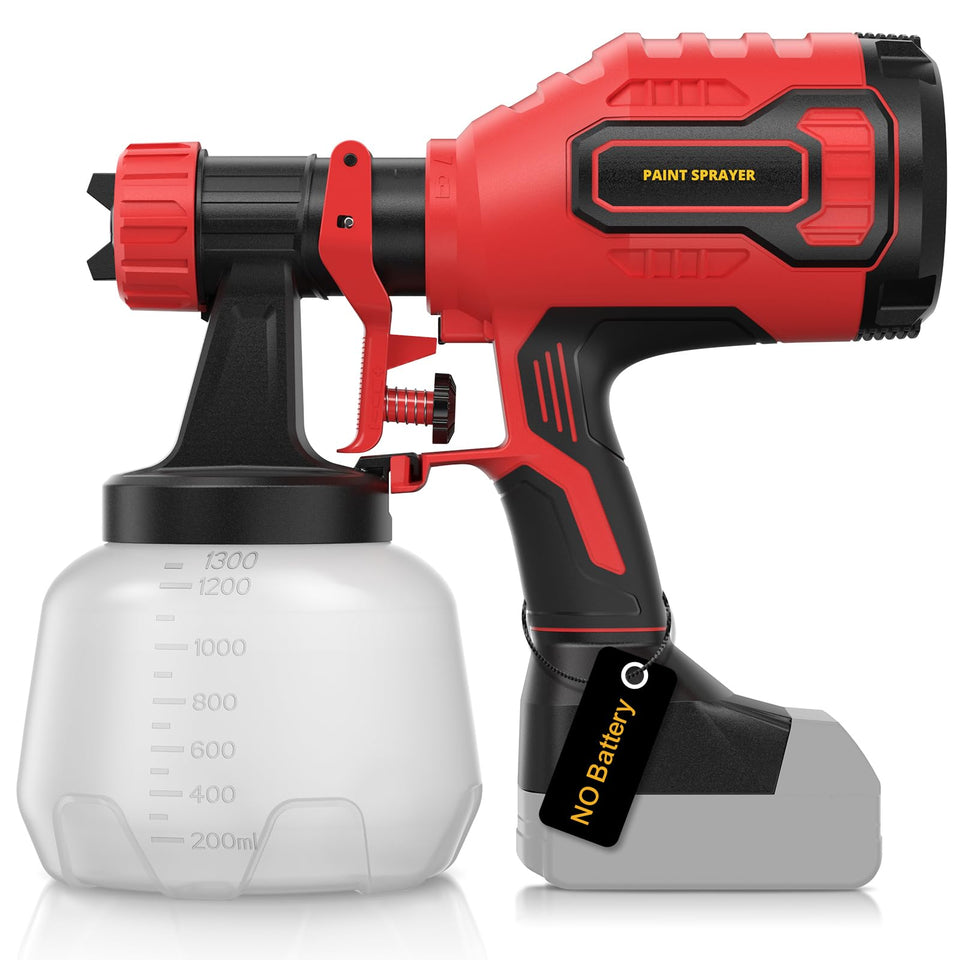 3D VO INN cordless HVLP sprayer with Milwaukee 18V compatibility for portable projects