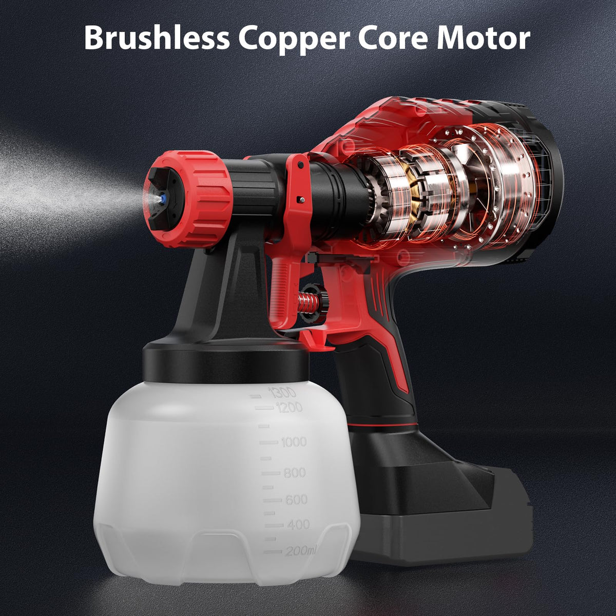 3D VO INN compatible with Dewalt 20V batteries for cordless convenience
