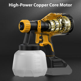 3D VO INN paint sprayer delivers 1000 ml/min high flow for faster coverage.