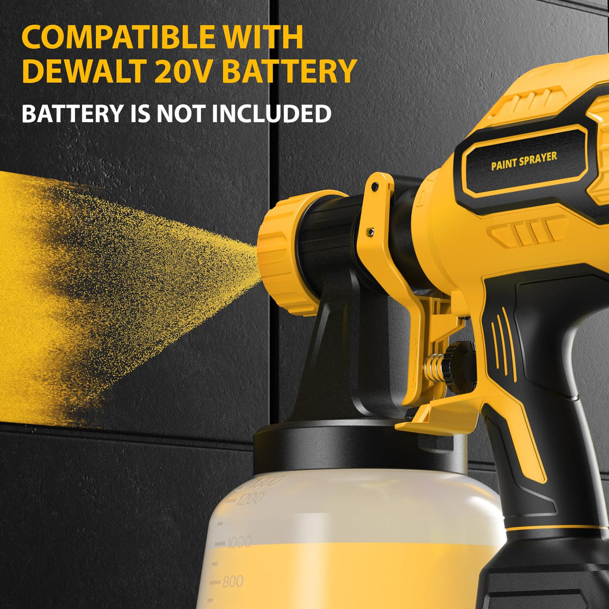 3D VO INN spray system designed for easy integration with Dewalt power tools.