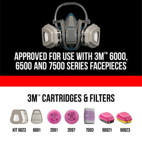 3M 2097P2-DC oil-proof filter suitable for oil aerosol environments