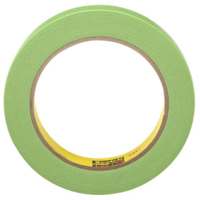 3M 233+ green masking tape curves to contours for precise masking.