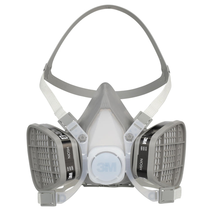 3M 5301 facepiece shows a comfortable, lightweight design for intermittent use.