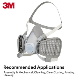 3M 5301 PPE-compatible fit aids safe integration with other gear.