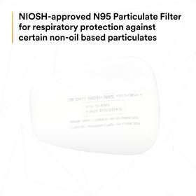3M 603 filter holder connection; secure integration with compatible cartridges.