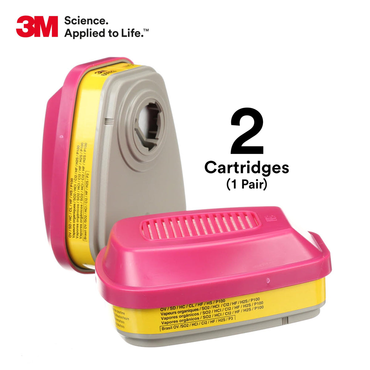 3M 60923 compatible with 6000/7000/FF-400 facepieces and Scott models
