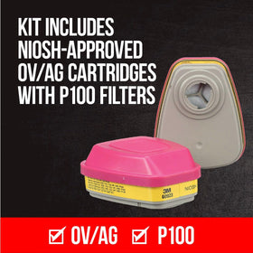 3M 62023H1-DC oil-proof filter for oil-based particulates.