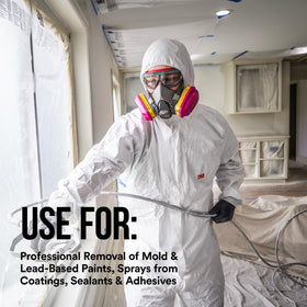 3M 62023H1-DC organic vapor filtration supports paint spray use.