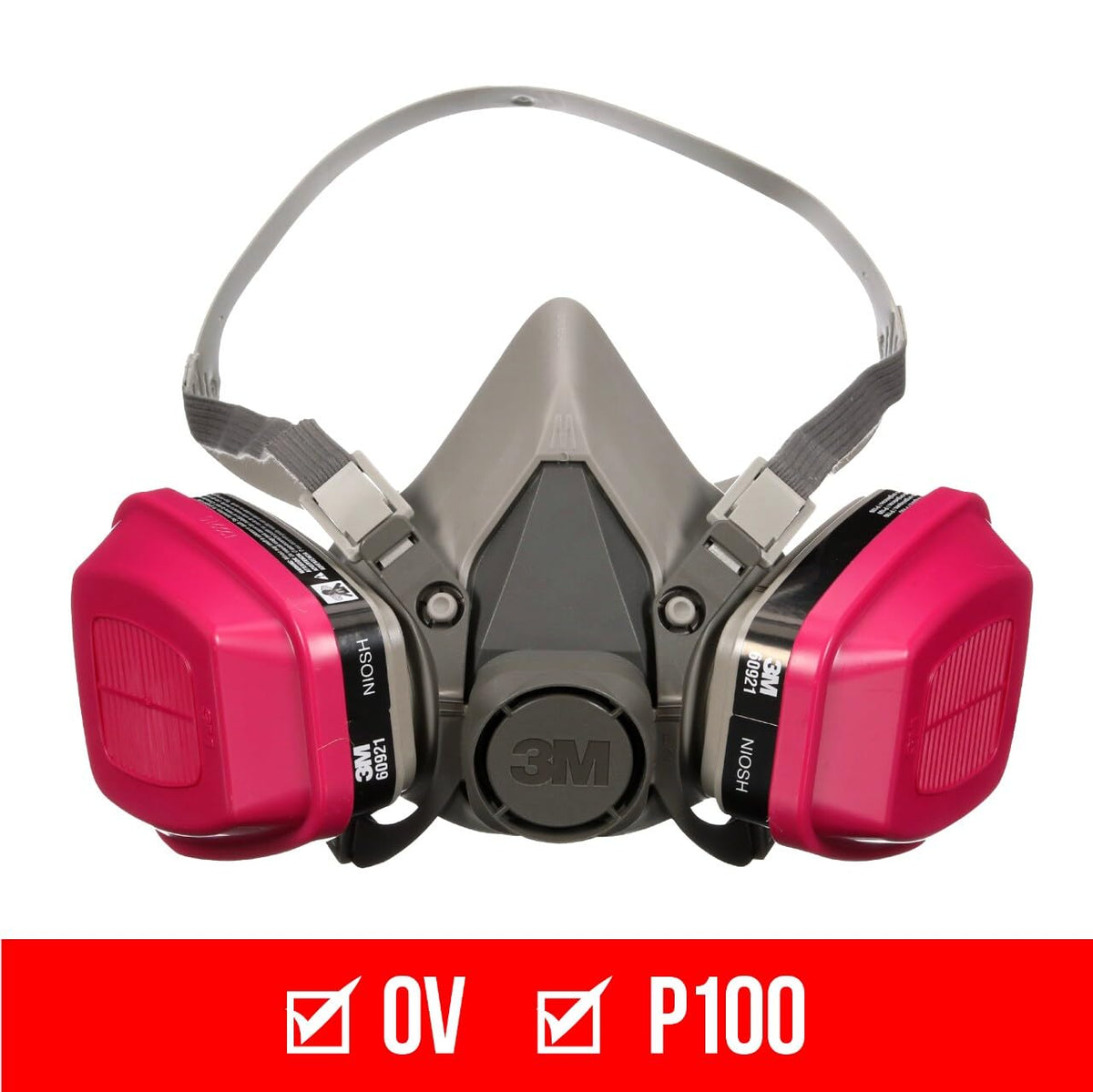 3M 65021 front visor view shows wide field of view for precise work.