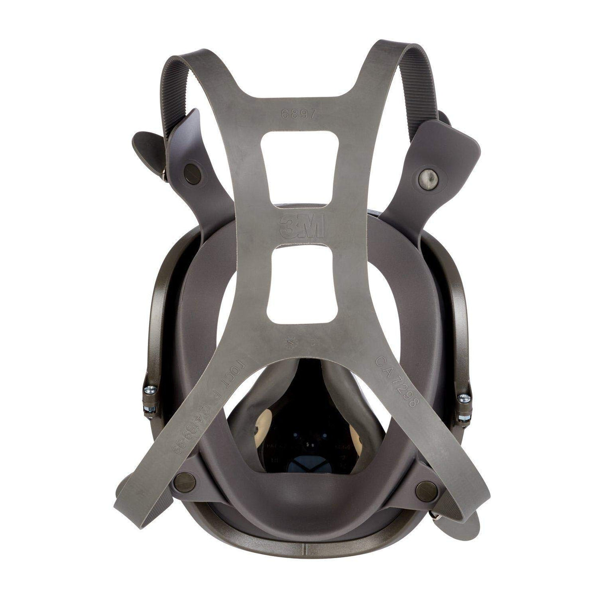 3M 6800 full facepiece side view highlighting comfortable silicone faceseal.