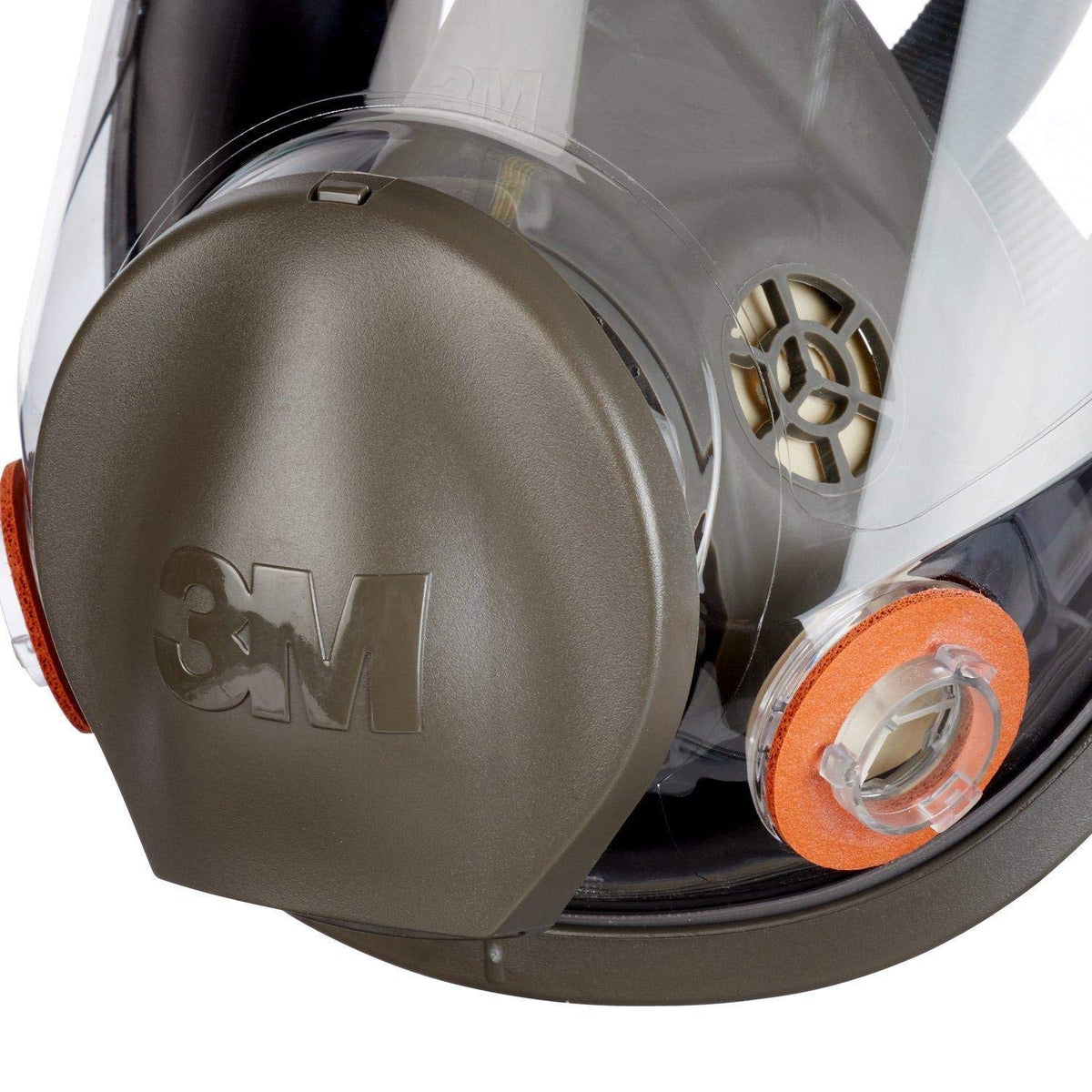 3M 6800 full facepiece with Cool Flow Valve for cooler breathing.
