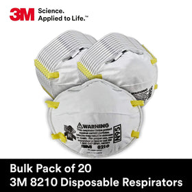 3M 8210 applications include grinding, sanding, and other dusty tasks