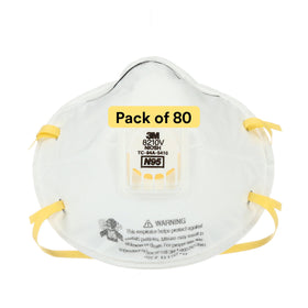 3M 8210V facepiece with Cool Flow for easier breathing during long tasks.