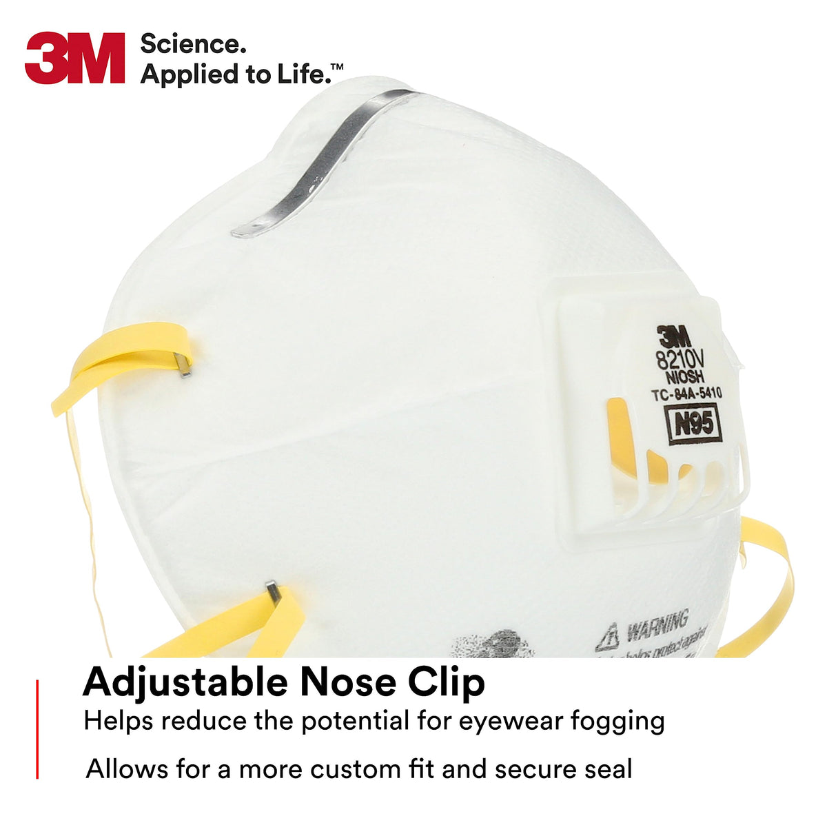 3M 8210V suitable for wildfire smoke environments.