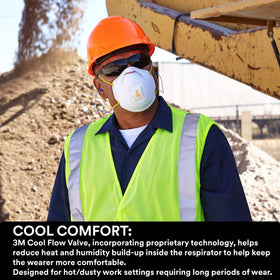 3M 8511 helps reduce exposure to airborne particles in workshops and job sites.