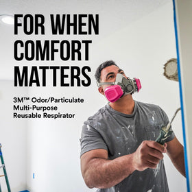 3M adjustable head straps provide a personalized, secure fit.