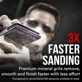 3M Advanced Sandpaper suitable for wet and dry sanding on multiple materials.