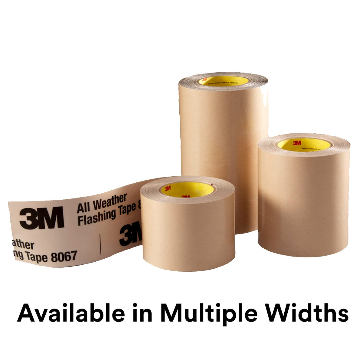 3M All Weather Flashing Tape 8067 split release liner enabling fast placement