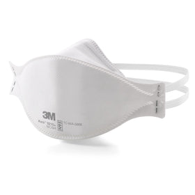 3M Aura 9210+ flat-fold design demonstrates compact, portable protection.