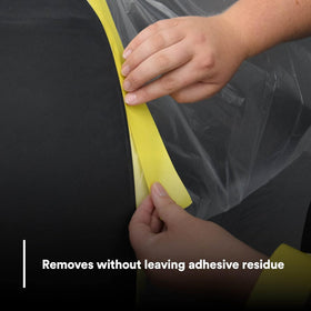 3M masking tape withstands up to 250°F during automotive paint bake.
