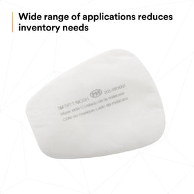 3M Bayonet prefilters fitting multiple 3M facepieces for streamlined inventory