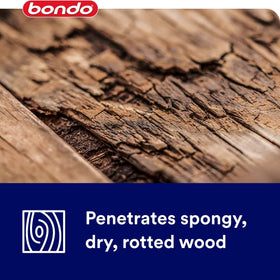 3M Bondo Rotted Wood Restorer provides water resistance to slow future rot