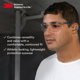 3M Corded ear plug control system keeps eyewear and plugs organized.