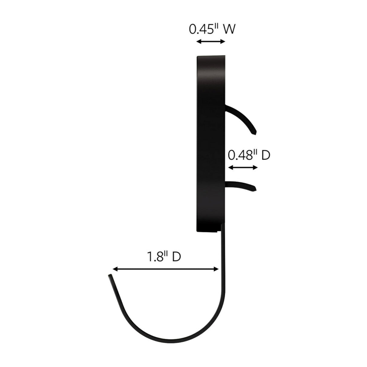 3M CLAW two hooks and two hangers securely hold backpacks and jackets
