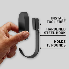 3M CLAW mounted to hang a large mirror without wall damage risk