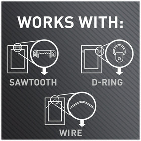 3M CLAW setup for large mirrors and art installations with confidence.