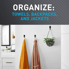 Package contents of the 4 pack 3M CLAW heavy weight hanging solution