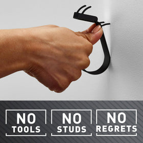 3M CLAW removal demonstrated with a flathead screwdriver for clean walls
