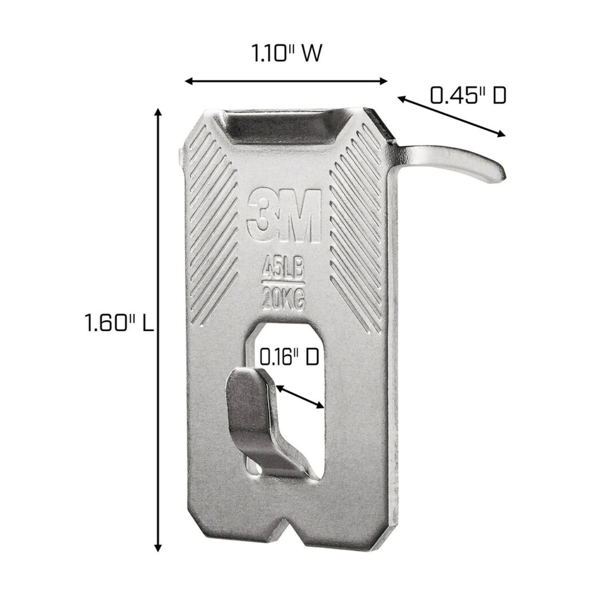 3M CLAW spot markers guide precise hanging without measuring.