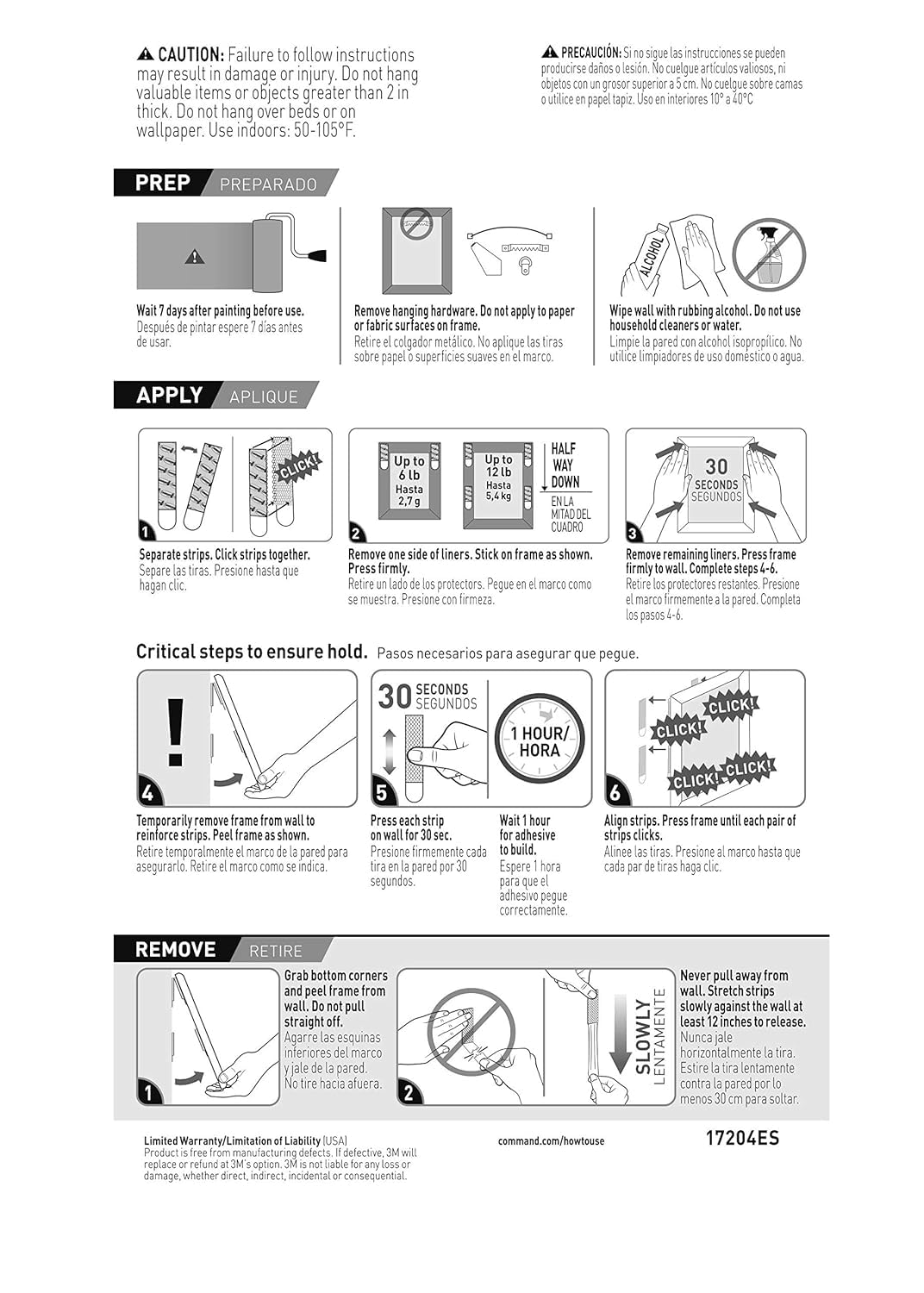 Command strips adhering to various smooth surfaces like tile and glass