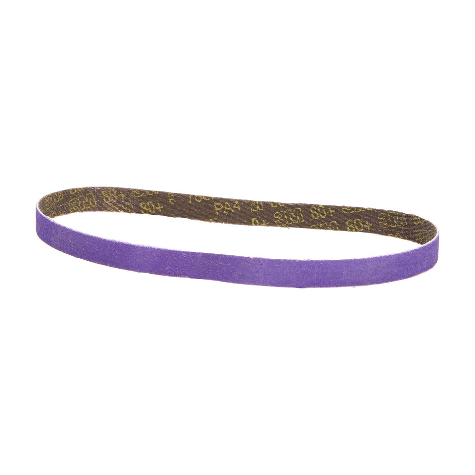 3M Cubitron II file belt 786F close-up shows precision grains for faster cuts.