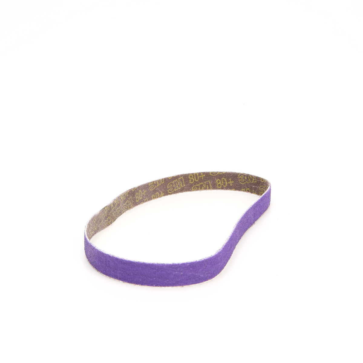 3M Cubitron II file belt 786F in workshop scene suggests efficient detail finishing.