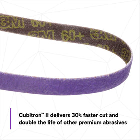 Metal cleaning with 3M Cubitron II 786F belt for a smooth finish