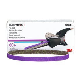 Close-up of 3M Cubitron II 786F grains delivering fast cutting