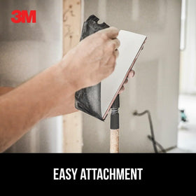 Smooth 220 grit finish on drywall joints and patching compounds by 3M.